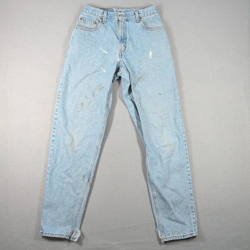 Levi's 560 Jeans Men 30x34 Light Blue Cotton Loose Fit Tapered Leg Denim‎